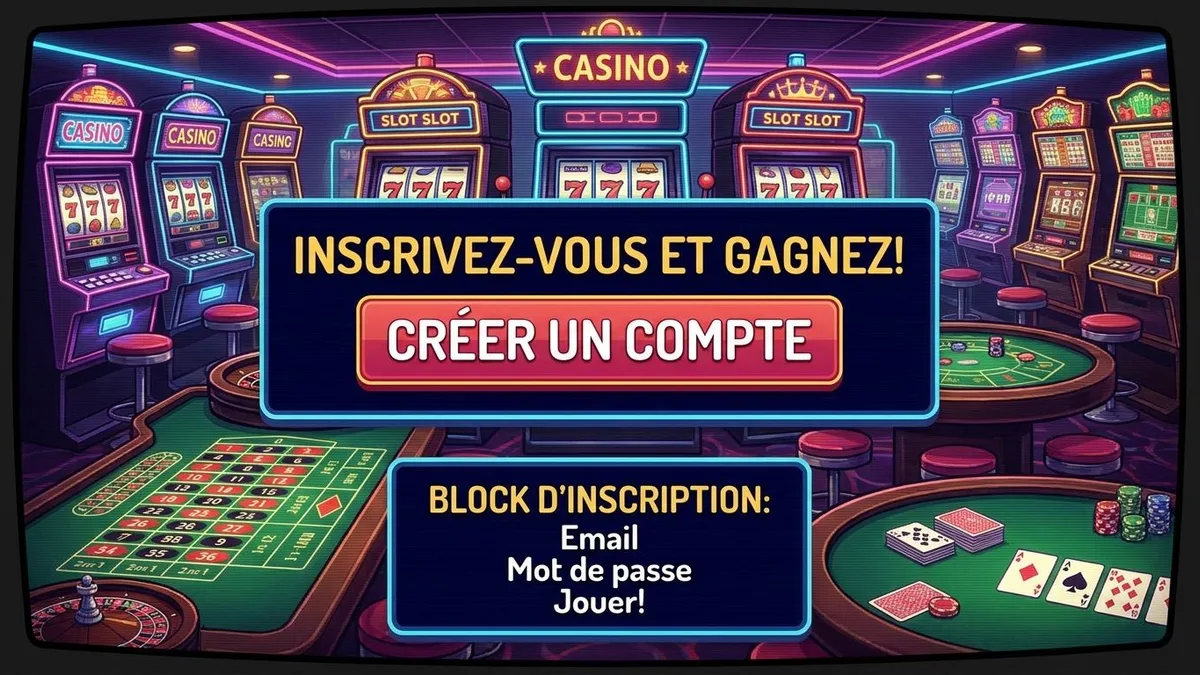 Inscription avec bonus